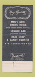 Matchbook Cover - Mary Elizabeth's Restaurant New York City 30 Strike