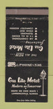 Matchbook Cover - Gas Lite Motel Lawrenceville IL 30 Strike