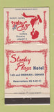 Matchbook Cover - Stanley Plaza Hotel Denver Colorado girlie 30 Strike