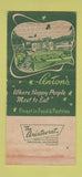 Matchbook Cover - Anton's Restaurant Savannah GA WEAR 30 Strike