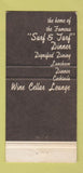 Matchbook Cover - The Hasta Miami FL 30 Strike