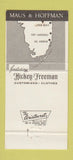 Matchbook Cover Maus Hoffman Fort Lauderdale FL Hickey Freeman Clothes 30 Strike