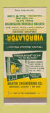 Matchbook Cover - Martin Engineering Neponset IL Philadelphia 30 Strike