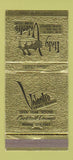 Matchbook Cover - Valenti's Steak Italian Miami FL 30 Strike