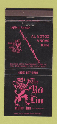 Matchbook Cover - The Red Lion Motor Inn Pasco WA WEAR 30 Strike