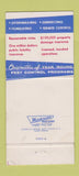 Matchbook Cover - Pest Congrol Cleveland OH 30 Strike
