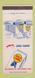 Matchbook Cover - Gold Label Feeds West Fargo ND 30 Strike