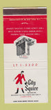 Matchbook Cover - City Squire Motor Inn New York City 30 Strike