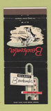 Matchbook Cover - Heilman's Beachcomber Clearwater Beach FL 30 Strike