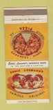 Matchbook Cover - Eddie Leonard's Pizza Washington DC 30 Strike