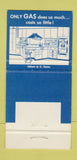 Matchbook Cover - Frederick Gas Company MD? 30 Strike