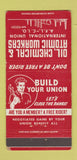 Matchbook Cover - Oil Chemical Atomic Workers Union 30 Strike