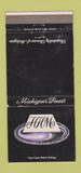 Matchbook Cover Hospitality Houses Birmingham Detroit Muskegon MI WEAR 30 Strike