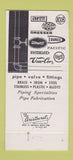 Matchbook Cover - Harrison Piping Supply Crane Valves Detroit Flint MI 30 Strike