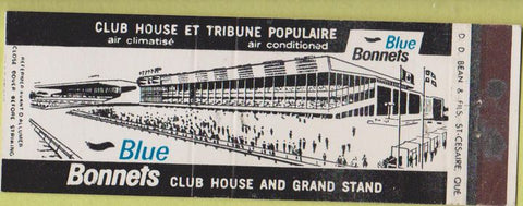 Matchbook Cover - Club Hosue Et Tribune Populaire Canada
