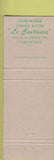 Matchbook Cover - Club Hosue Et Tribune Populaire Canada
