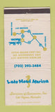 Matchbook Cover - Lake Mead Marina Las Vegas NV 30 Strike