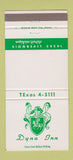 Matchbook Cover - Dyna Inn Detroit MI 30 Strike