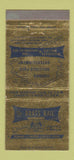 Matchbook Cover - The Brass Rail Restaurant Detroit MI WEAR 30 Strike