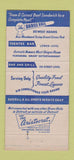 Matchbook Cover - The Brass Rail Restaurant Detroit MI WEAR 30 Strike