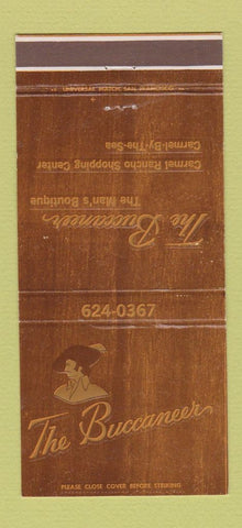 Matchbook Cover - The Buccaneer Men's Clothes Carmel by the Sea CA 30 Strike