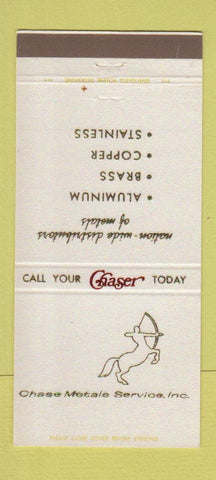 Matchbook Cover - Chase Metals Cleveland OH 30 Strike