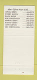 Matchbook Cover - Burton Brothers Contractors Southfield MI 30 Strike