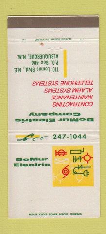Matchbook Cover - BoMur Electric Albuquerque NM 30 Strike