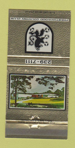 Matchbook Cover - Prestonwood Country Club Dallas TX 30 Strike