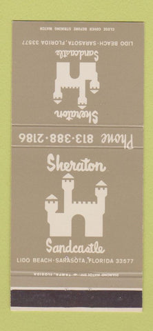 Matchbook Cover - Sheraton Sandcastle Sarasota FL 30 Strike