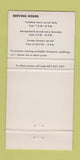 Matchbook Cover - Deerpath New Berlin NY WEAR 30 Strike