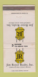 Matchbook Cover - Jim Royer Real Estate Atlanta GA Tucker WEAR 30 Strike