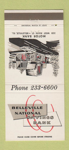 Matchbook Cover - Belleville National Bank IL 30 Strike
