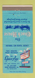 Matchbook Cover - The Coach Hosue Space Age Motel New Orelans LA 30 Strike