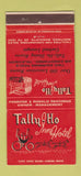 Matchbook Cover - Tally Ho Inn Hotel Paoli PA 30 Strike
