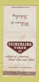 Matchbook Cover - Seiberling Tires WEAR 30 Strike