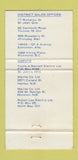 Matchbook Cover - Pirelli Cables ST Jean QC wire 30 Strike