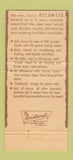 Matchbook Cover - Atlantis Lodge Atlantic Beach NC 30 Strike