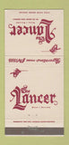 Matchbook Cover - The Lancer Reno NV 30 Strike