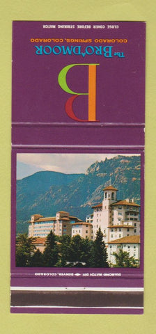 Matchbook Cover - Broadmoor Hotel Colorado Springs 30 Strike