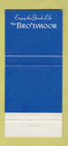 Matchbook Cover - Broadmoor Hotel Colorado Springs 30 Strike