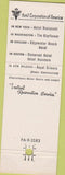Matchbook Cover - Somerset Hotel Boston MA