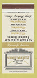 Matchbook Cover - Schmidt Bartelt Funeral Home Milwaukee Wauwatosa WI 30 Strike