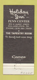 Matchbook Cover - The Tapestry Room Holiday Inn Philadelphia PA 30 Strike