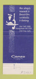 Matchbook Cover - The Living Room Warren OH 30 Strike