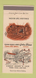 Matchbook Cover - Emily Shaw's Inn Pound Ridge NY 30 Strike