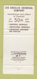 Matchbook Cover - Lacco Chemical South Gate San Diego Los Angeles CA 30 Strike