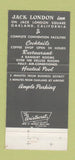 Matchbook Cover - Jack London Inn Oakland CA 30 Strike