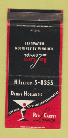 Matchbook Cover - Denny Holland's Restaurant Milwaukee WI WEAR 30 Strike