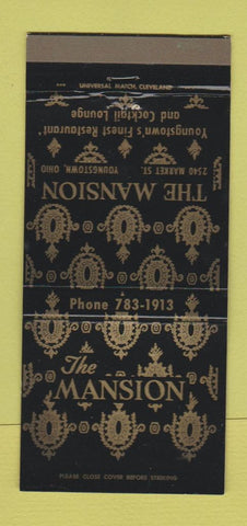 Matchbook Cover - The Mansion Youngstown OH 30 Strike